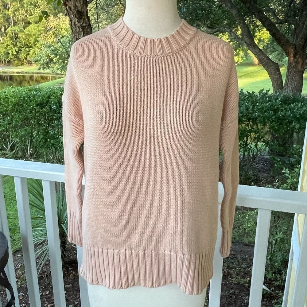 Magashoni Pink Crew Neck Sweater. XS